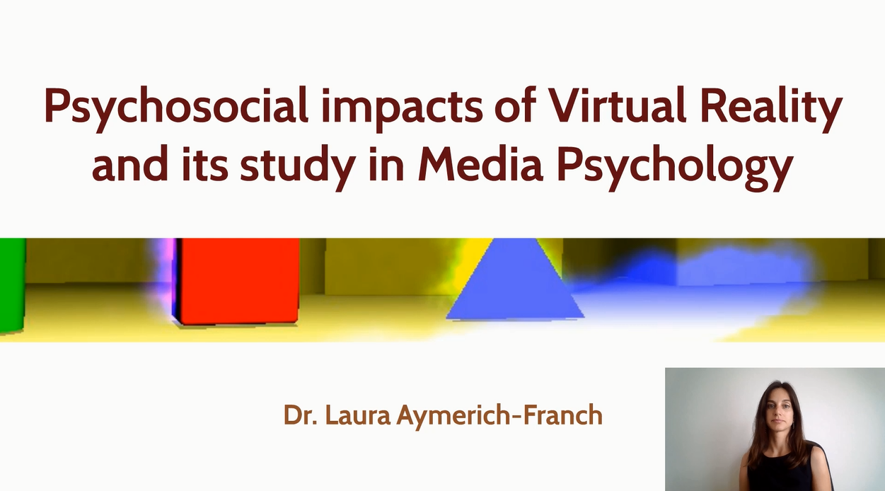 Psychosocial Impacts of Virtual Reality and its Study in Media Psychology