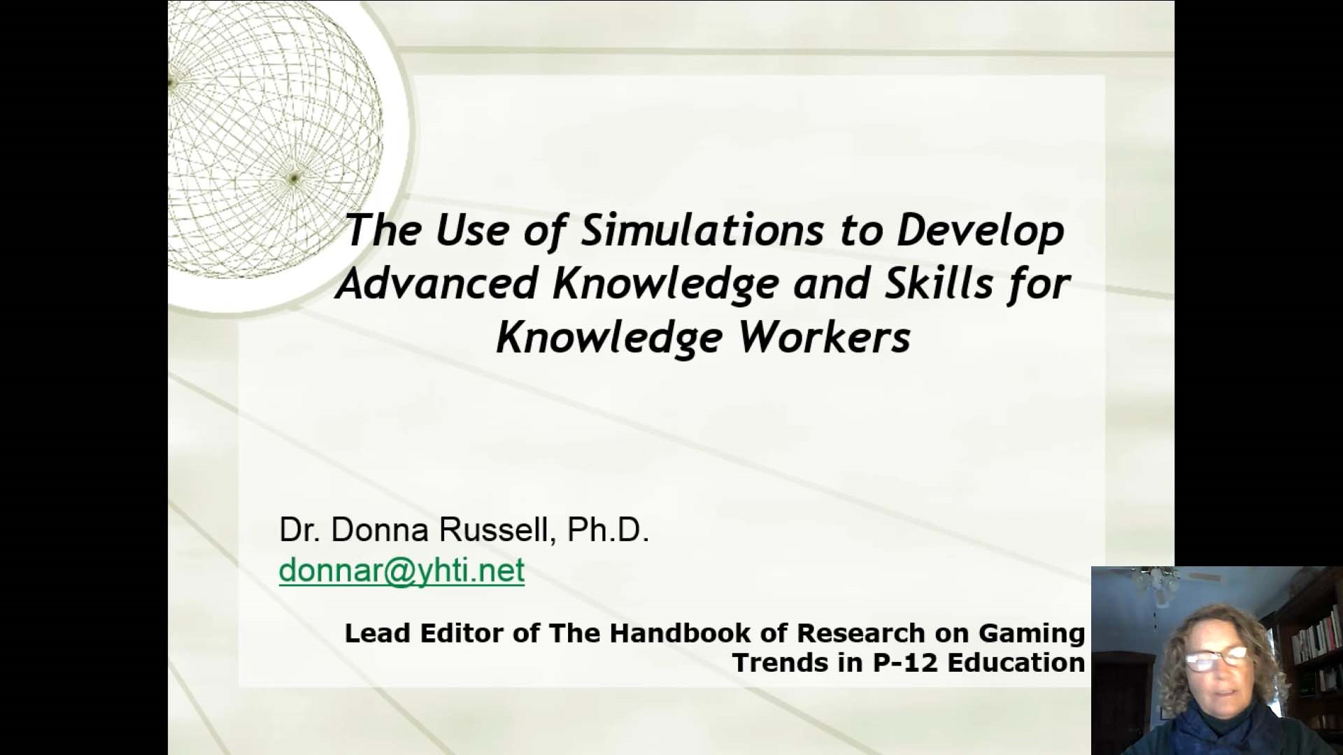 Simulations as an Educational Resource for Knowledge Workers