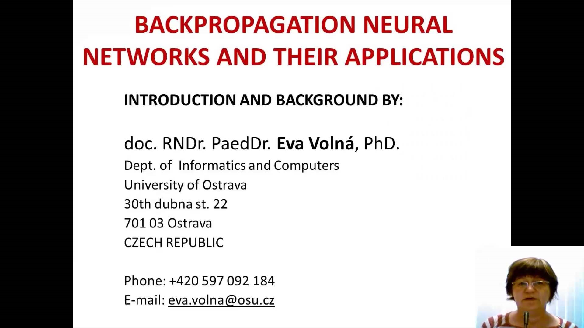 Backpropagation Neural Networks and Their Applications
