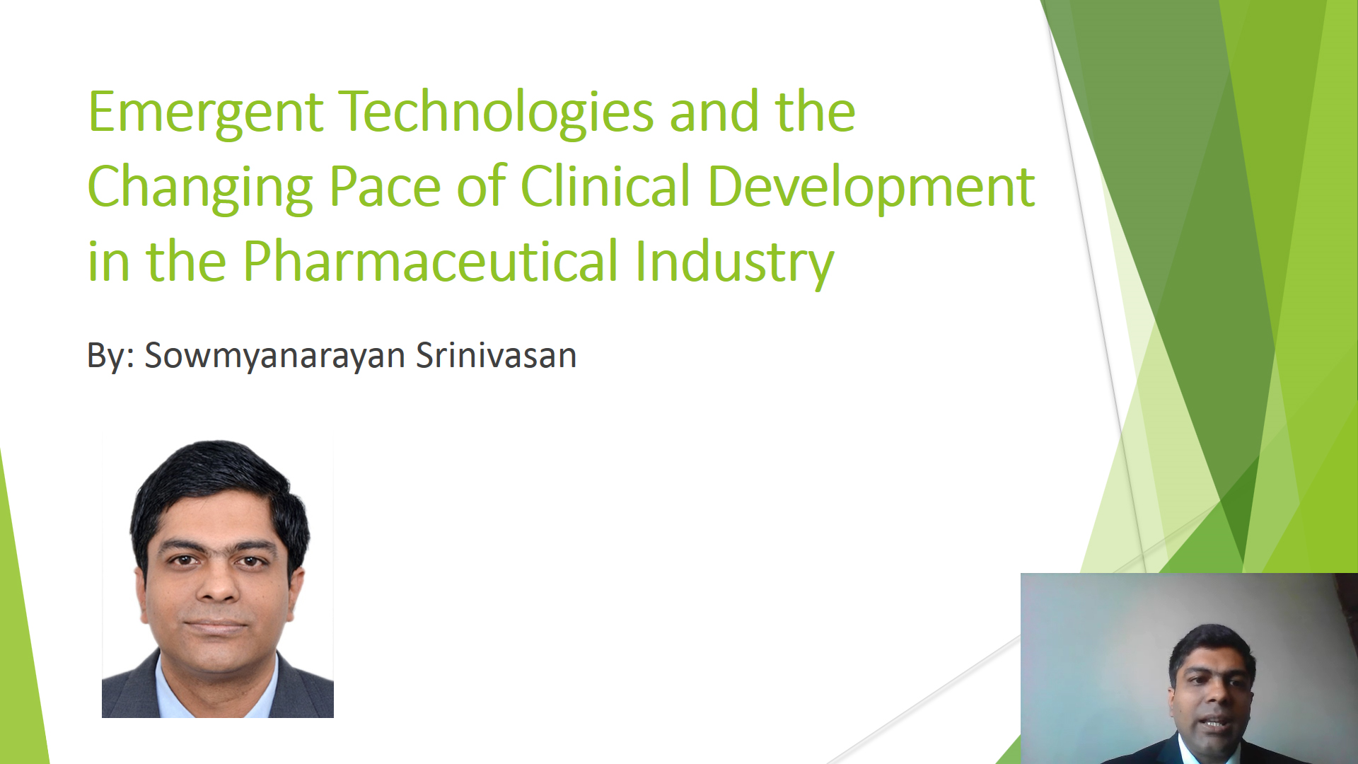 Emergent Technologies and the Changing Pace of Clinical Development in the Pharmaceutical Industry