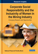 Corporate Social Responsibility and the Inclusivity of Women in the Mining Industry: Emerging Research and Opportunities