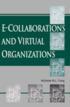 E-Collaborations and Virtual Organizations