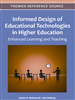 Informed Design of Educational Technologies in Higher Education: Enhanced Learning and Teaching