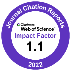 Clarivate Impact Factor 1.1