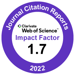 Clarivate Impact Factor 1.7