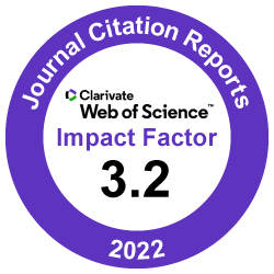 Clarivate Impact Factor 3.2