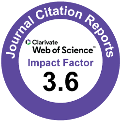 Clarivate Impact Factor 3.6