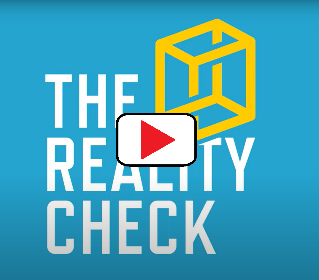 podcast logo for The Reality Check