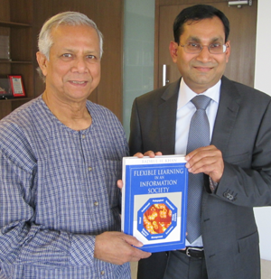 Dr. Khan Meets with Nobel Laureate Muhammad Yunus