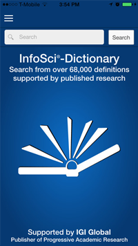 InfoSci®-Dictionary Goes Mobile